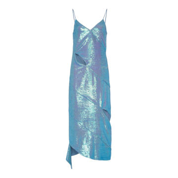 Sequined Paillettes Cutout Dress