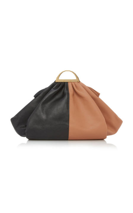 Gabi Mini Bi-Color Leather Bag展示图
