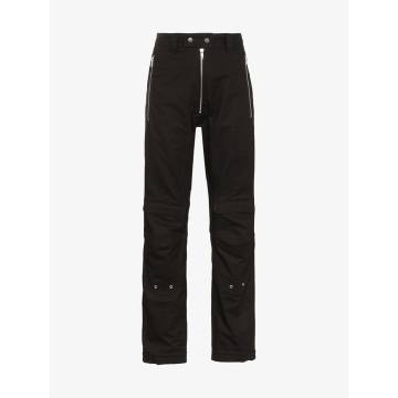High-Waisted Cargo Trousers