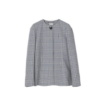 Shelly Double Face Check Jacket