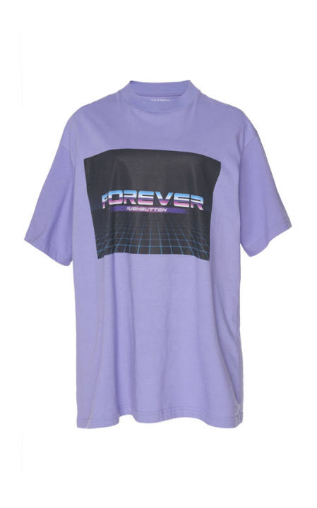 "Forever" Cotton Crewneck T-Shirt展示图