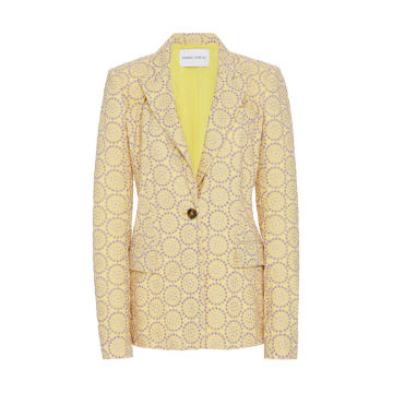 Printed Cotton Tailored Jacket
