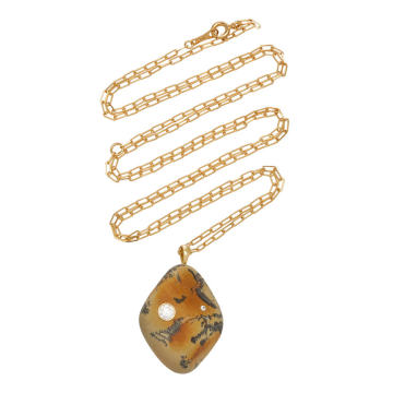 Blaise 18K Gold, Diamond And Stone Necklace