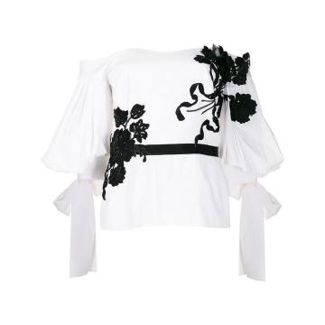 花卉缝饰罩衫
