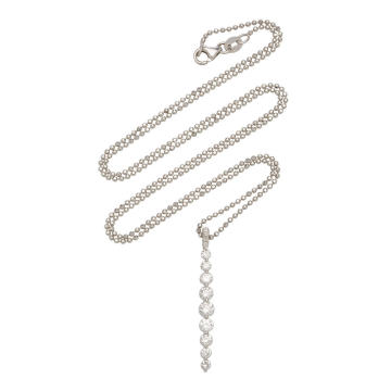 Twiggy 18k White Gold Diamond Necklace