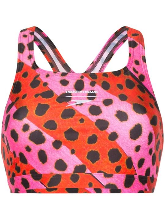 cheetah stripe bralet bikini top展示图