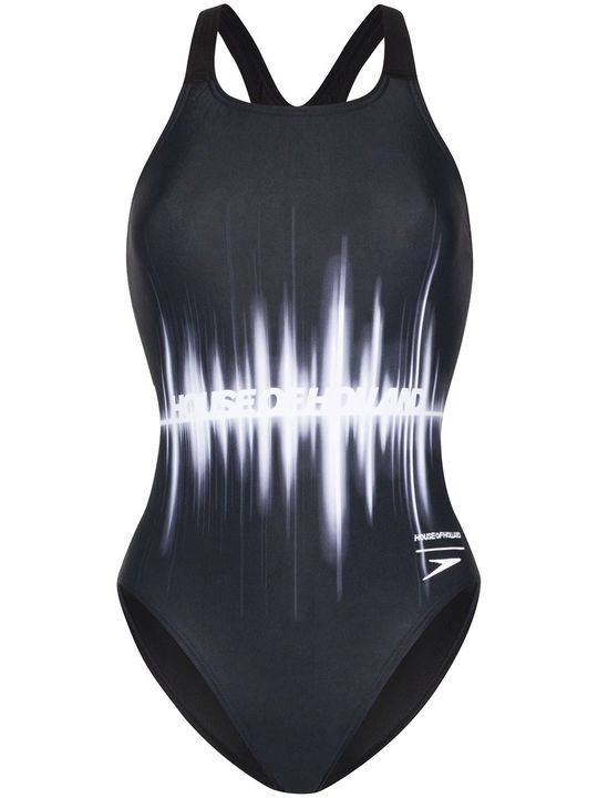 soundwave logo print swimsuit展示图