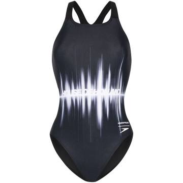 soundwave logo print swimsuit
