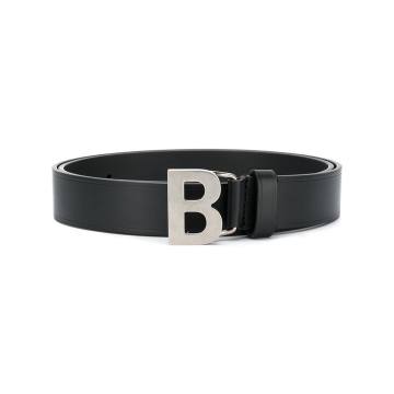 B buckle leather belt
