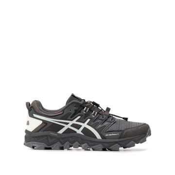 ASICS 1021A257SUEDECARBON CARBON Furs & Skins->Leather