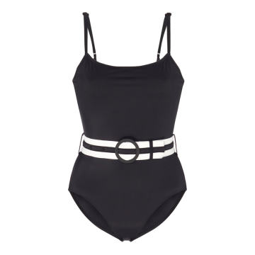 Nina Belted One Piece Swimsuit