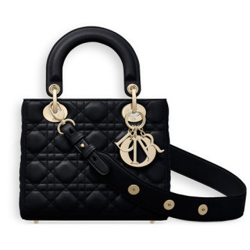 My Lady Dior 黑色小羊皮手提包