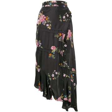 Kalifa floral print skirt
