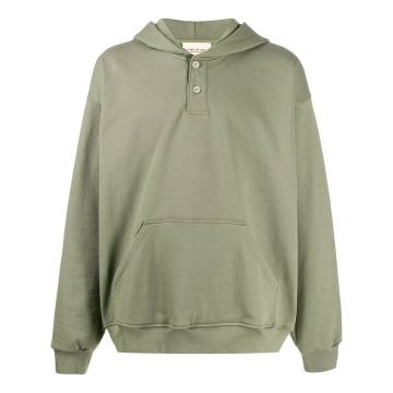 oversized-fit cotton hoodie