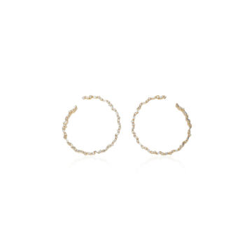 Spiral 18K Yellow-Gold Hoop Earrings