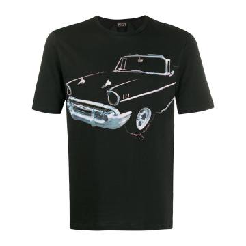 car print T-shirt
