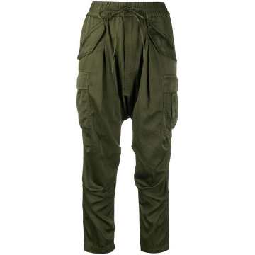 cropped cargo trousers
