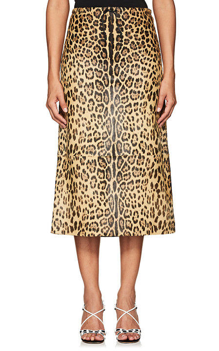 Jaguar Calf Hair Midi-Skirt展示图