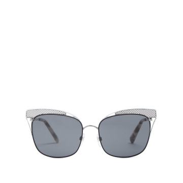 Cat-eye metal sunglasses