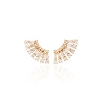 Ava 18K Gold Diamond Earrings