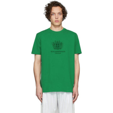 绿色 Artwork T 恤