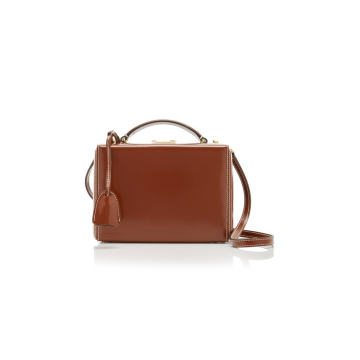 Grace Small Leather Box Top Handle Bag