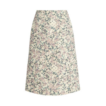 Floral-Printed Skirt