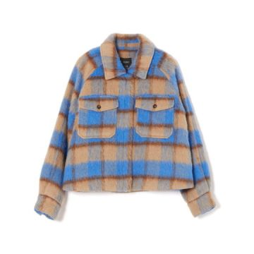 Wool Check Two Pocket Jumper 