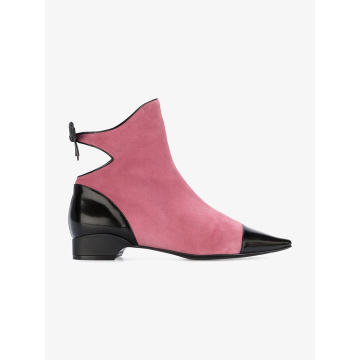 Pink Suede Take a bow 30 boots