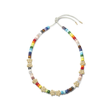 18K Yellow Gold Fiore Rainbow FORTE Beads Necklace