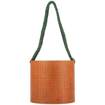 Bali oval bucket shoulder bag