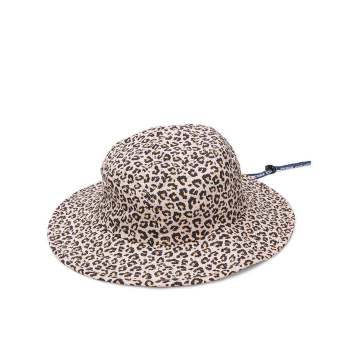 leopard-print sun hat