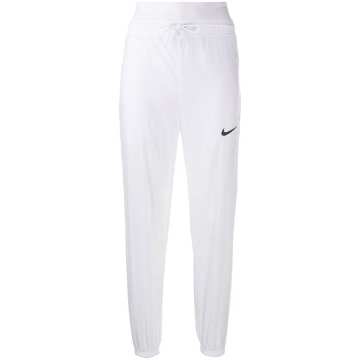 sheer branded track trousers