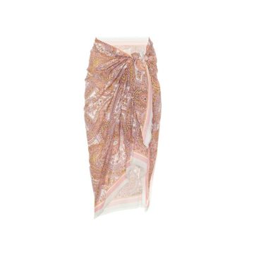 Mytheresa独家发售 — 涡纹棉质围裙式半身裙