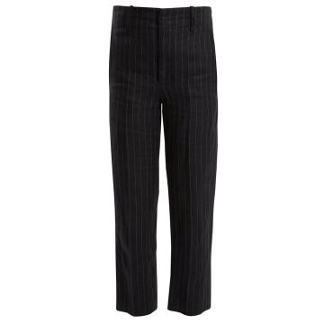 Idini wide-leg striped linen trousers