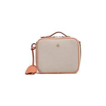 Mini Madison Color Block Leather Top Handle Bag