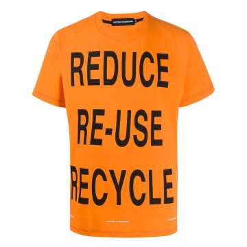 reduce reuse印花T恤 reduce reuse印花T恤