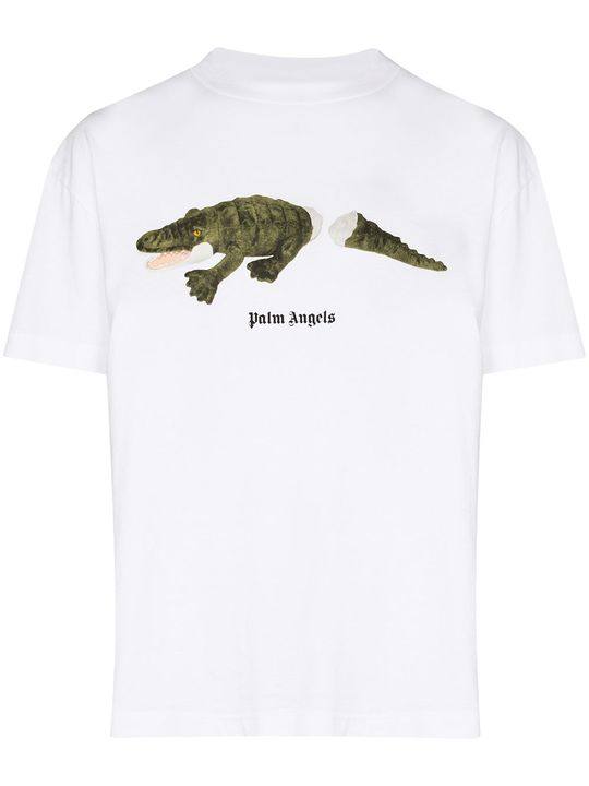 crocodile-print T-shirt展示图