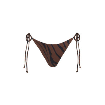 Colva Tiger-Print String Bikini Bottom