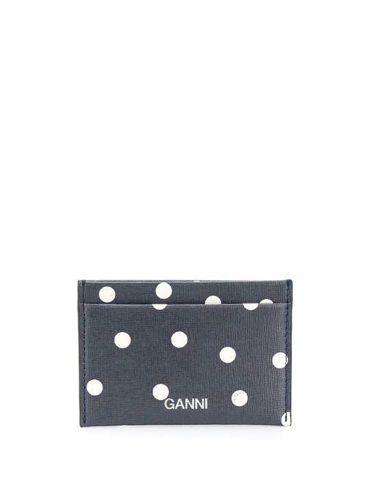 polka-dot leather cardholder展示图