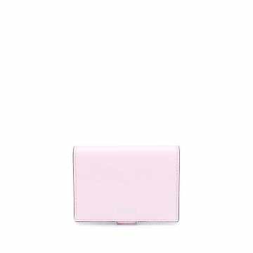 logo-print folding wallet