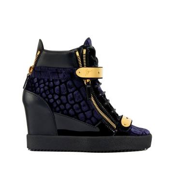 Coby high-top wedge sneakers