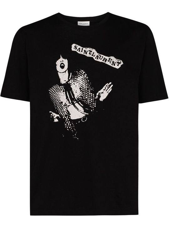 rock band print T-shirt展示图