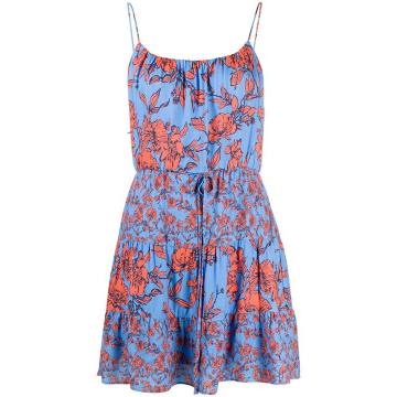 Cheyla strappy floral-print dress