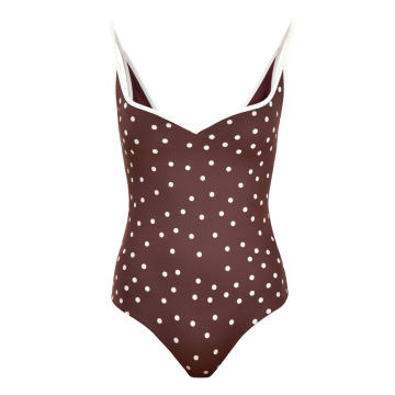 Keeper Of Days Cutout Polka-Dot One-Piece Swimsuit