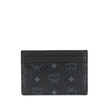 all-over logo print wallet