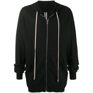 cashmere zip-up hoodie