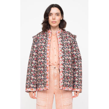 Leslie Quilted Liberty-Print Cotton Jacket