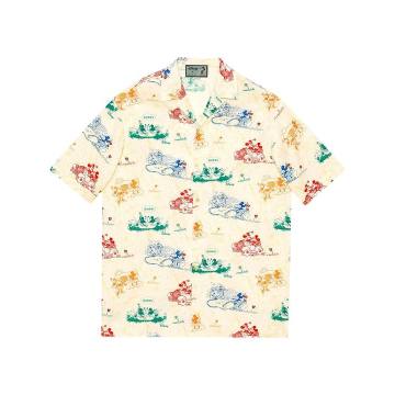 x Disney Mickey and Minnie 保龄球衬衫