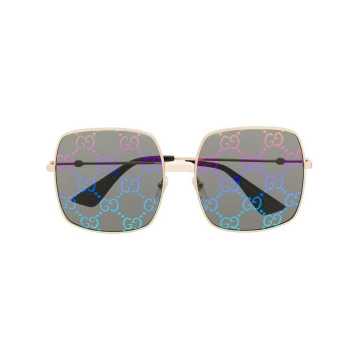 GG holographic square-frame sunglasses